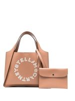 Stella McCartney sac cabas à logo brodé - Tons neutres