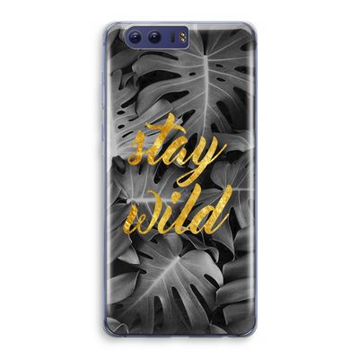 Stay wild: Honor 9 Transparant Hoesje