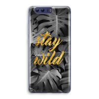 Stay wild: Honor 9 Transparant Hoesje