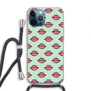 Lipjes: iPhone 12 Pro Transparant Hoesje met koord