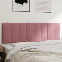 Hoofdbordkussen 160 cm fluweel roze