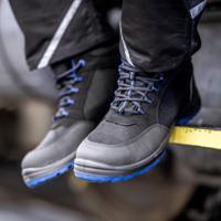 NITRAS SAFETY Nitras laars "solid step mid safety boots gr. 44 solid step mid blue