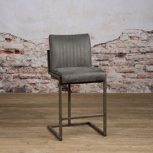 Tower Living Barkruk 'Ferro' kleur Antraciet
