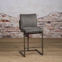 Tower Living Barkruk 'Ferro' kleur Antraciet