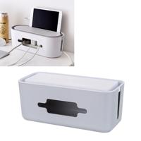 Home kabel opbergdoos holle draad snoer veiligheid tidy organisator container grootte: heighten (grijs)