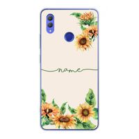 Zonnebloemen: Honor Note 10 Transparant Hoesje