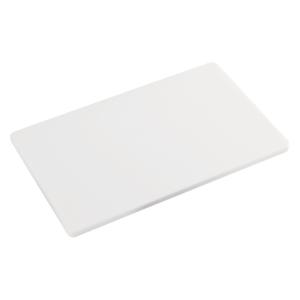 Kunststof Professionele Horeca snijplank - 26 x 32 x 1.5 cm - wit - gastronorm 1/2