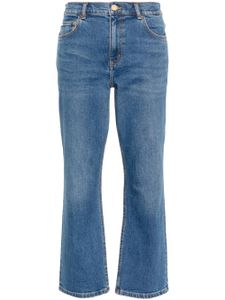 Tory Burch jean évasé à coupe courte - Bleu