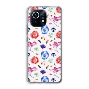 Bloemetjes: Xiaomi Mi 11 Transparant Hoesje