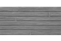 Berton-motiefplaat smal antraciet H26xD4,8xL184 cm Lungo Tuindeco - Tuindeco