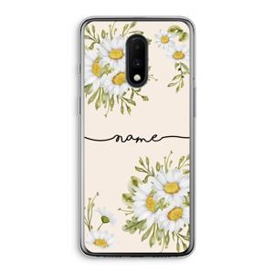 Daisies: OnePlus 7 Transparant Hoesje
