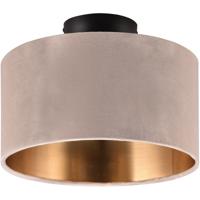 LED Plafondlamp Beige Textiel - 2-lichts E14 - Rond Design