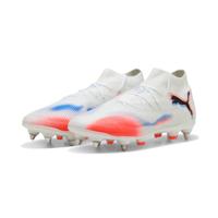 PUMA Future 8 Pro IJzeren-Nop Voetbalschoenen (SG) Wit Felrood Blauw