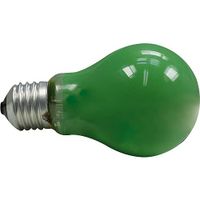 Lamp groen 25W E27 grote fitting vorm standaard 230V dimbaar