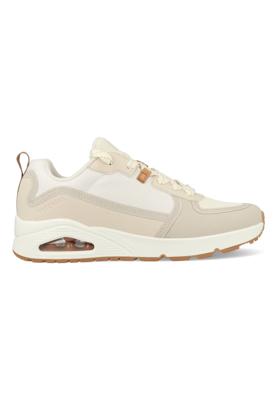 Skechers Uno - Layover 183010/OFWT Wit / Beige maat