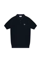 Quotrell Jay Knitted Polo Heren Donkerblauw - Maat S - Kleur: Donkerblauw | Soccerfanshop