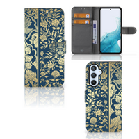 Samsung Galaxy A54 5G Hoesje Beige Flowers - thumbnail