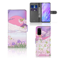 Samsung Galaxy S20 Telefoonhoesje met Pasjes Bird Flying