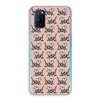 Zwarte poes: Oppo A72 Transparant Hoesje