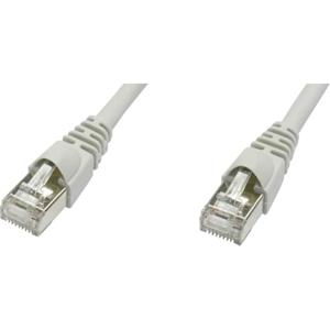 Telegärtner 100008170 RJ45 Netwerkkabel, patchkabel CAT 5e F/UTP 1.00 m Grijs Vlambestendig, Snagless 1 stuk(s)