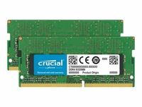 Crucial - DDR4 - kit - 32 GB: 2 x 16 GB - SO-DIMM 260-pin - unbuffered - thumbnail