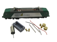 micromotor NM027C motor ombouwset voor Minitrix BR 145, 146, 185, 186, 246, 285, SBB Re 482, u.a.