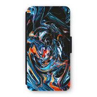 Black Unicorn: iPhone 12 Pro Flip Hoesje
