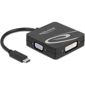 DeLOCK 63129 USB grafische adapter 3840 x 2160 Pixels Zwart