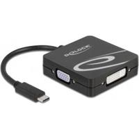 DeLOCK 63129 USB grafische adapter 3840 x 2160 Pixels Zwart