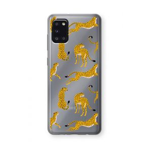 Luipaard: Samsung Galaxy A31 Transparant Hoesje