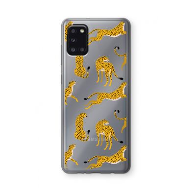 Luipaard: Samsung Galaxy A31 Transparant Hoesje
