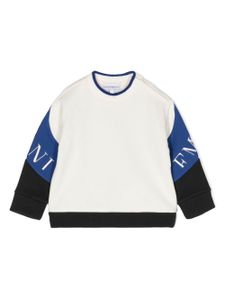 Emporio Armani Kids sweat colour block à logo brodé - Multicolore