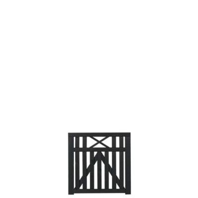 Zwart Houten Tuinpoort Vinesse 100 x 98 CM