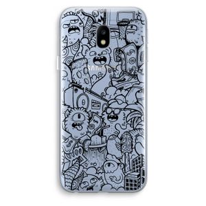 Vexx Black City : Samsung Galaxy J3 (2017) Transparant Hoesje