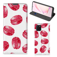 Samsung Galaxy Note 10 Lite Flip Style Cover Pink Macarons - thumbnail