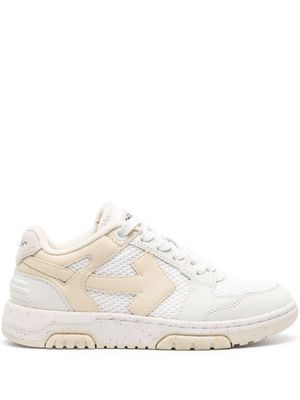 Off-White baskets Out of Office en cuir - Blanc