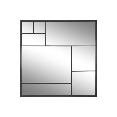 Wandspiegel Home ESPRIT Zwart 90 x 2 x 90 cm