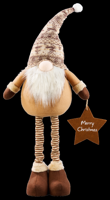 LIVARNO home Kerstdecoratie kabouter of rendier (Kabouter, Beige)
