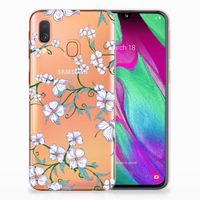 Samsung Galaxy A40 Uniek TPU Case Blossom White