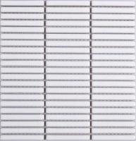 Mozaïek tegels Linea Wit 28,41x29,61 - Rechthoek Wand en vloer Geglazuurde porseleinen steengoed
