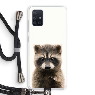 Rocco: Samsung Galaxy A71 Transparant Hoesje met koord