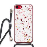 Terrazzo N°9: iPhone SE 2020 Transparant Hoesje met koord