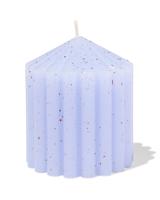 HEMA Stompkaars ⌀7x10cm ribbel spikkel lichtblauw (lichtblauw)