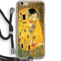 Der Kuss: iPhone 6 / 6S Transparant Hoesje met koord