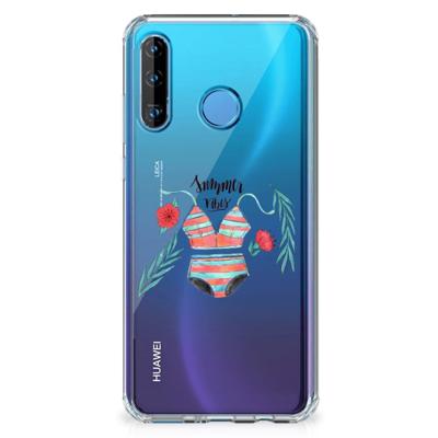 Huawei P30 Lite Stevig | Bumper Hoesje | Boho Summer Huawei P30 Lite Stevig | Bumper Hoesje | Boho Summer