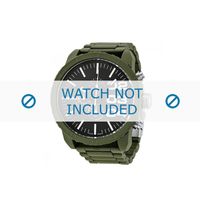 Diesel horlogeband DZ4251 Aluminium Olijfgroen 26mm