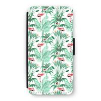 Flamingo bladeren: iPhone 12 Flip Hoesje
