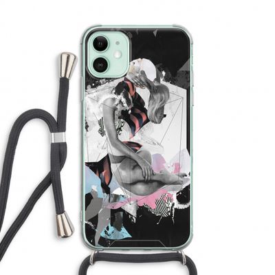 Camouflage de sommeil: iPhone 11 Transparant Hoesje met koord