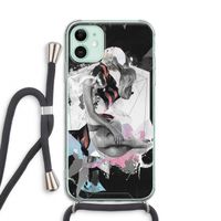 Camouflage de sommeil: iPhone 11 Transparant Hoesje met koord