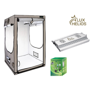 EU EU Home Complete Grow Box - 100x100x200cm + Lux Helios LED 200W